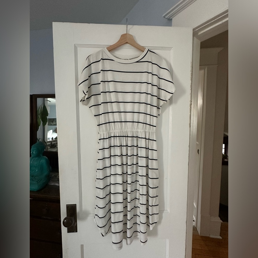 T-shirt dress, striped